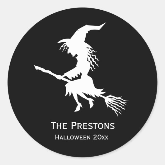 Hexensticker Runder Aufkleber (Vorderseite)