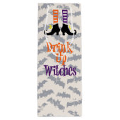 Hexenstiefel trinken Hexen Weinbeutel Geschenktüte Für Weinflaschen (Rückseite)