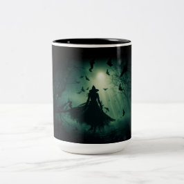 Hexenstunde auf der verzauberten Lichtung Zweifarbige Tasse