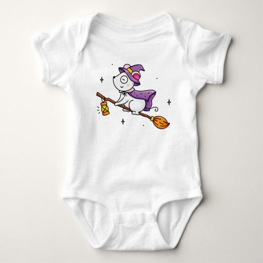 Hexenstunde Baby Strampler (Vorderseite)