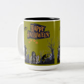 Hexenstunde flüstert olive zweifarbige tasse (Vorderseite Links)