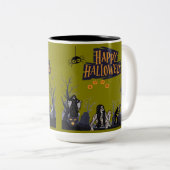 Hexenstunde flüstert olive zweifarbige tasse (VorderseiteRechts)
