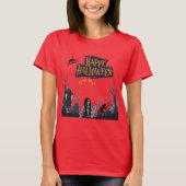 Hexenstunde Flüstert rot T-Shirt (Vorderseite)