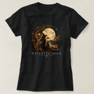 Hexenstunde Gothic Halloween Hexe Damen T-Shirt