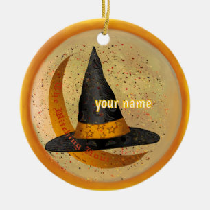 Hexenstunde-Hexenschmuck Keramik Ornament