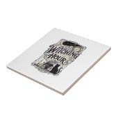 Hexenstunde Vintage Gravur Hexen Design_1 Fliese (Seite)