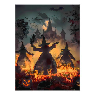 Hexenstunden-Ritual – Feuertanz der drei Schwester Fotodruck