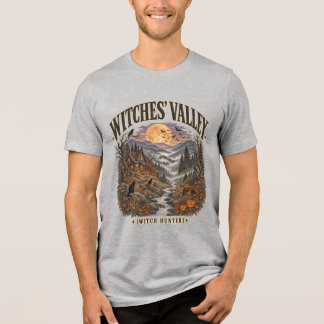 Hexental – Vintage Gothic Halloween Berg Tri-Blend Shirt