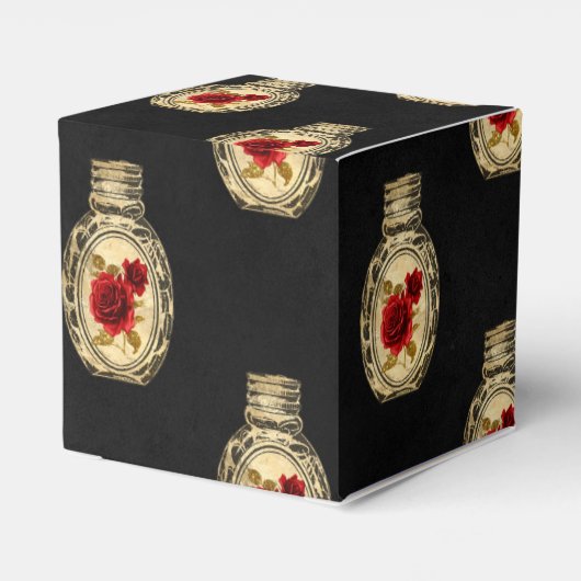 Hexentasche Gothic Wedding Geschenkschachtel (Rückseite)