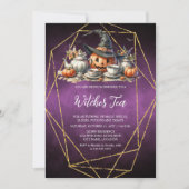 Hexentee Einladung (Vorderseite)