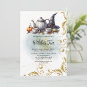 Hexentee Einladung (Stehend Vorderseite)