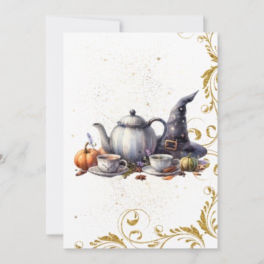 Hexentee Einladung (Rückseite)