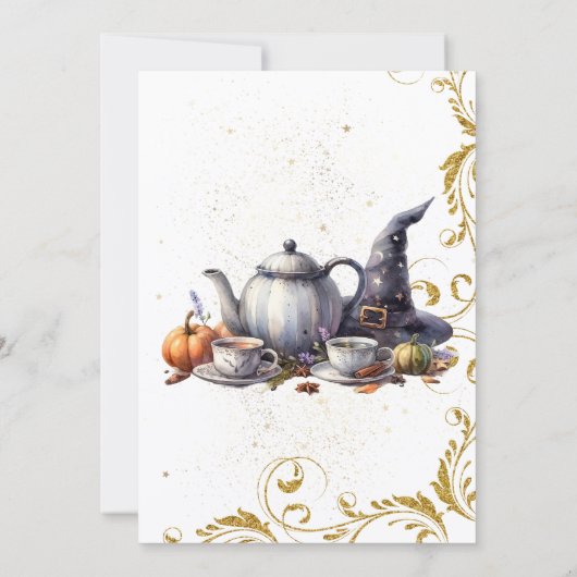 Hexentee Einladung (Rückseite)