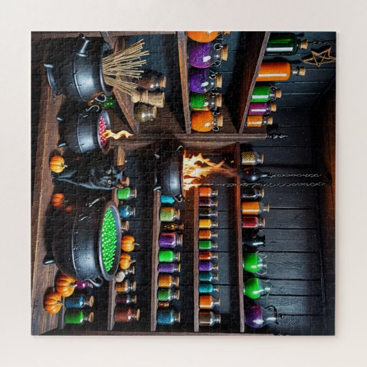 Hexentrank A Magical Alchemist's Haven Puzzle (Horizontal)