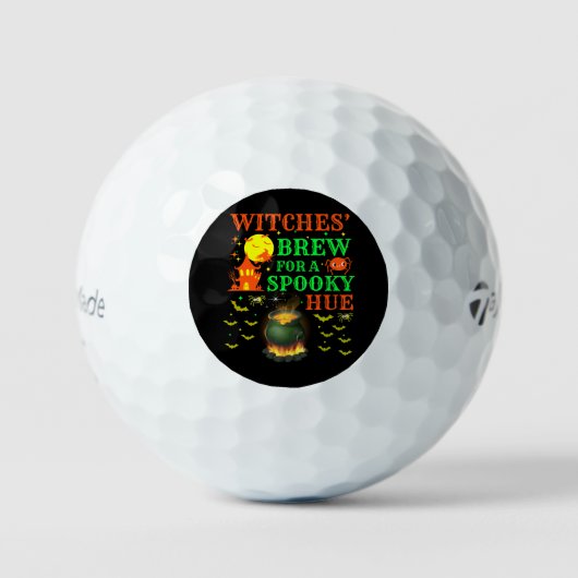 Hexentrank für ein unheimliches Kesseldesign Golfball (Vorderseite)