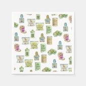 Hexentrank-Muster doppelt Serviette (Vorderseite)