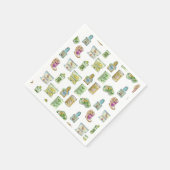 Hexentrank-Muster doppelt Serviette (Ecke)