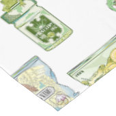 Hexentrank-Muster doppelt Tischdecke (Schrägansicht)