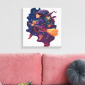 Hexentrank Zustellung Leinwanddruck (Insitu (Wohnzimmer))