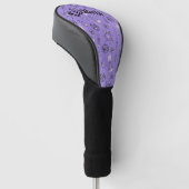 Hexentränke Lila Alchemy-Muster Name Golf Headcover (angewinkelt)