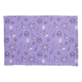 Hexentränke Lila Alchemy Pattern Halloween Kissenbezug (Vorderseite)