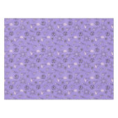 Hexentränke Lila Alchemy Pattern Halloween Tischdecke (Vorderseite (Horizontal))