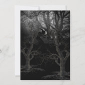 Hexenwald-Halloween-Party Einladung (Rückseite)