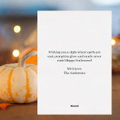 Hexenwald, Spuk Foto Folien Feiertagskarte