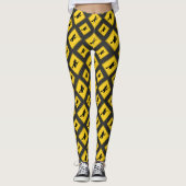 Hexenwarnung Halloween Leggings (Vorderseite)