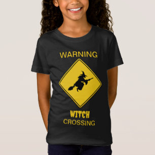 Hexenwarnung Halloween T-Shirt