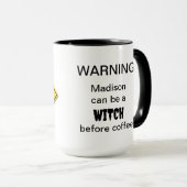 Hexenwarnung Tasse (VorderseiteRechts)