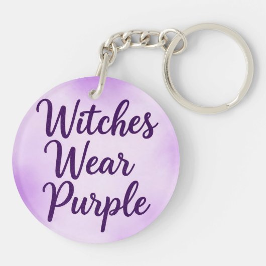 HexenWearPurple Schlüsselanhänger (Rückseite)