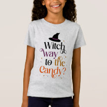 Hexenweg bis zum Candy Halloween-Shirt