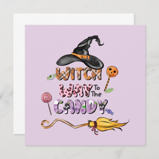 Hexenweg bis zur Candy - Fun Halloween (Vorne/Hinten)