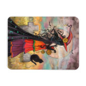 Hexenweg Halloween Hexenkunst Magnet (Horizontal)