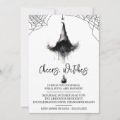 Hexenweg zum Halloween-Party Einladung (Vorderseite)