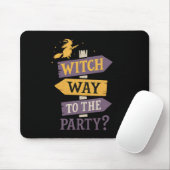 Hexenweg zum Party Funny Halloween-Zeichenpfeile Mousepad (Mit Mouse)