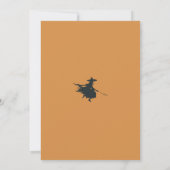 Hexenweg zum Party Halloween Einladung (Rückseite)