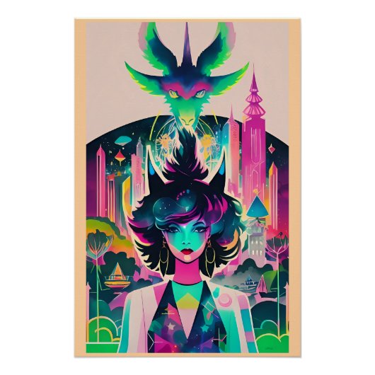 Hexenweg zum Stadtpark? Ken Gage Fantasy Poster (Vorderseite)