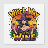 Hexenweg zum Wein Magnetkarte (Vorderseite)