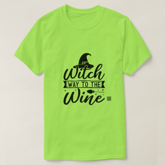 Hexenweg zum Wein T-Shirt (Design vorne)