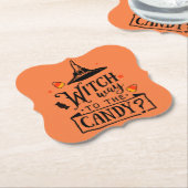 Hexenweg zur Candy Halloween Untersetzer (angewinkelt)