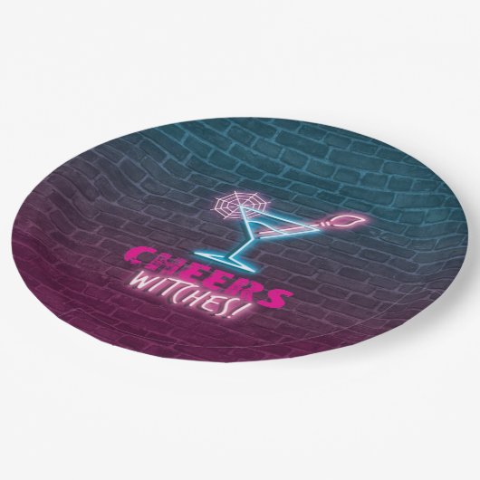 Hexenzauber Pappteller (Schrägansicht)