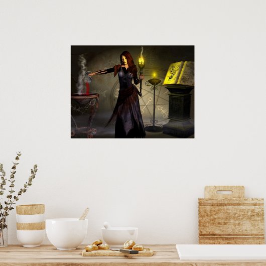 Hexenzauber Poster (Küche)