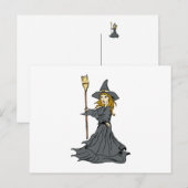 Hexenzauber Postkarte (Vorne/Hinten)