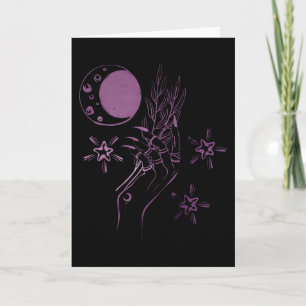 Hexenzauberer Power Mystischer Gradient Karte