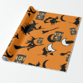 Hexenzauberer Schwarzmeerkatze Geschenkpapier (Ungerollt)