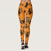 Hexenzauberer Schwarzmeerkatze Leggings (Rückseite)