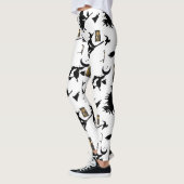 Hexenzauberer Schwarzmeerkatze Leggings (Links)