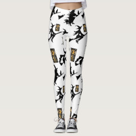 Hexenzauberer Schwarzmeerkatze Leggings